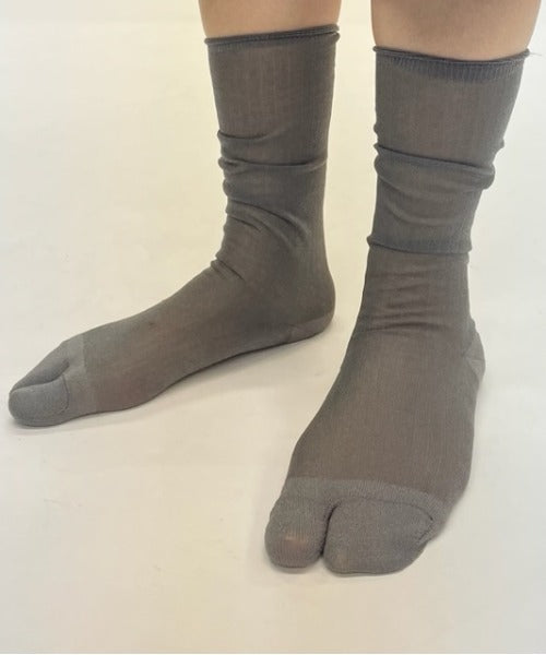 NYLON SOCKS WOMENS / GREY