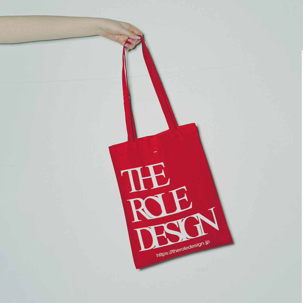 The Role design tote bag / WHITE