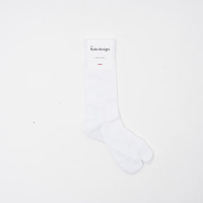 PLANE RIB SOCKS MENS / WHITE